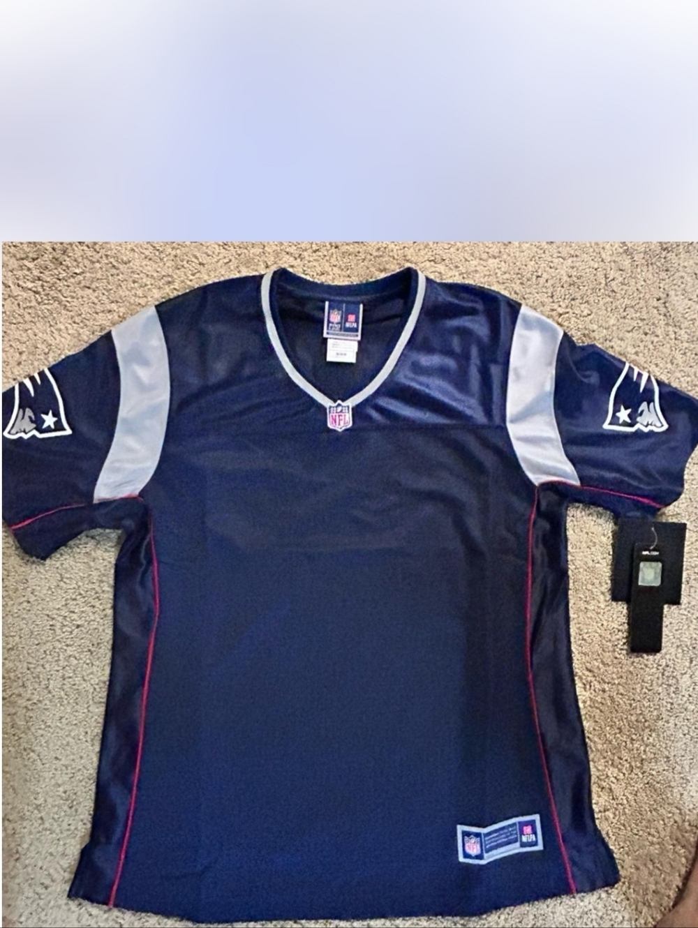 NFL New England Patriots Navy Blank Team Jersey